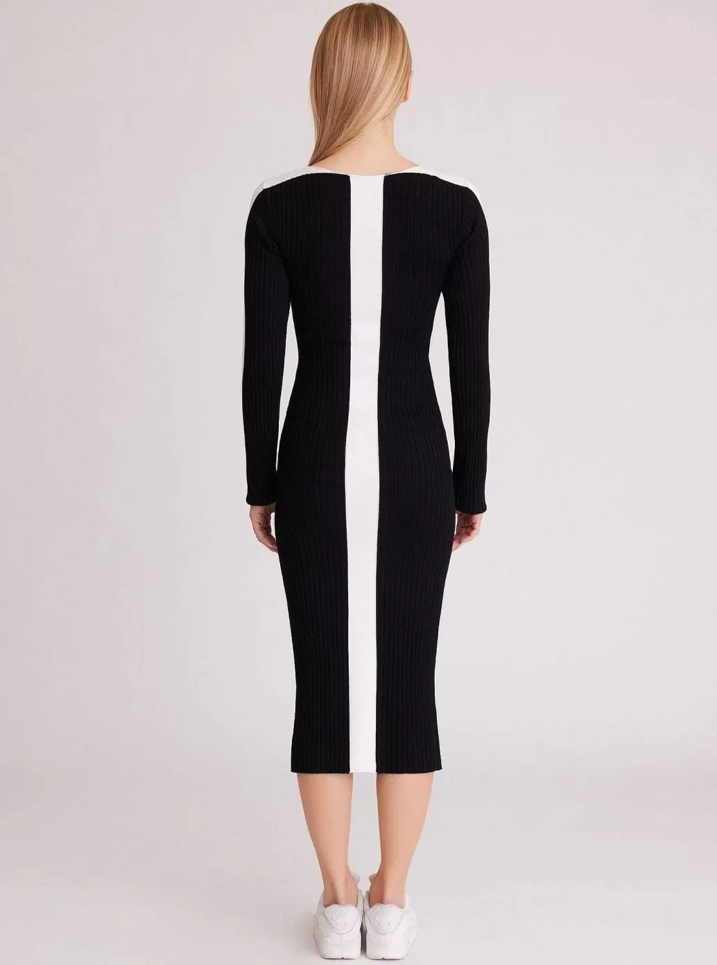 Fashion Blanc Noir Blair V Neck Sweater Dress