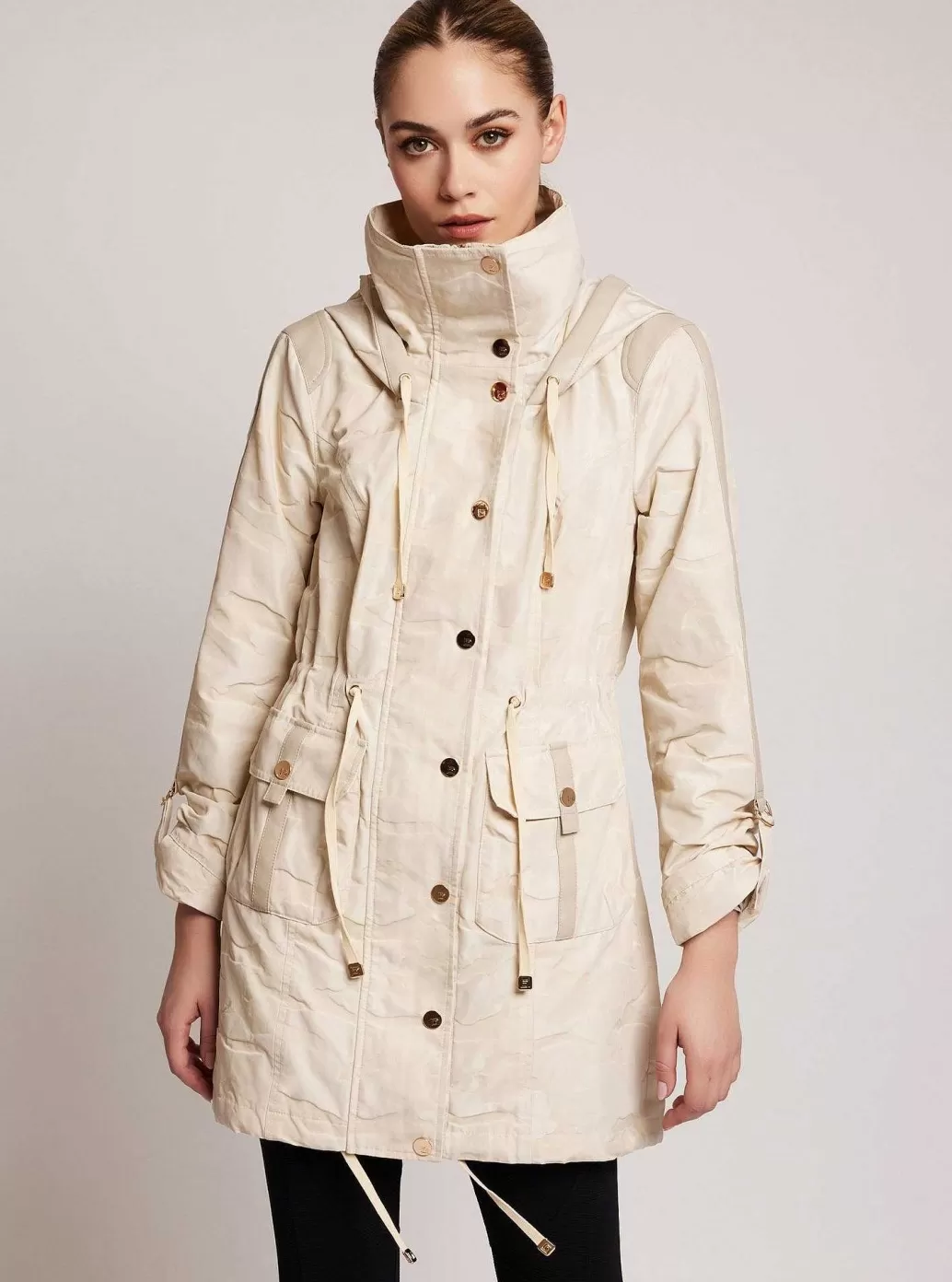 Outlet Blanc Noir Camo Anorak Gold Collection