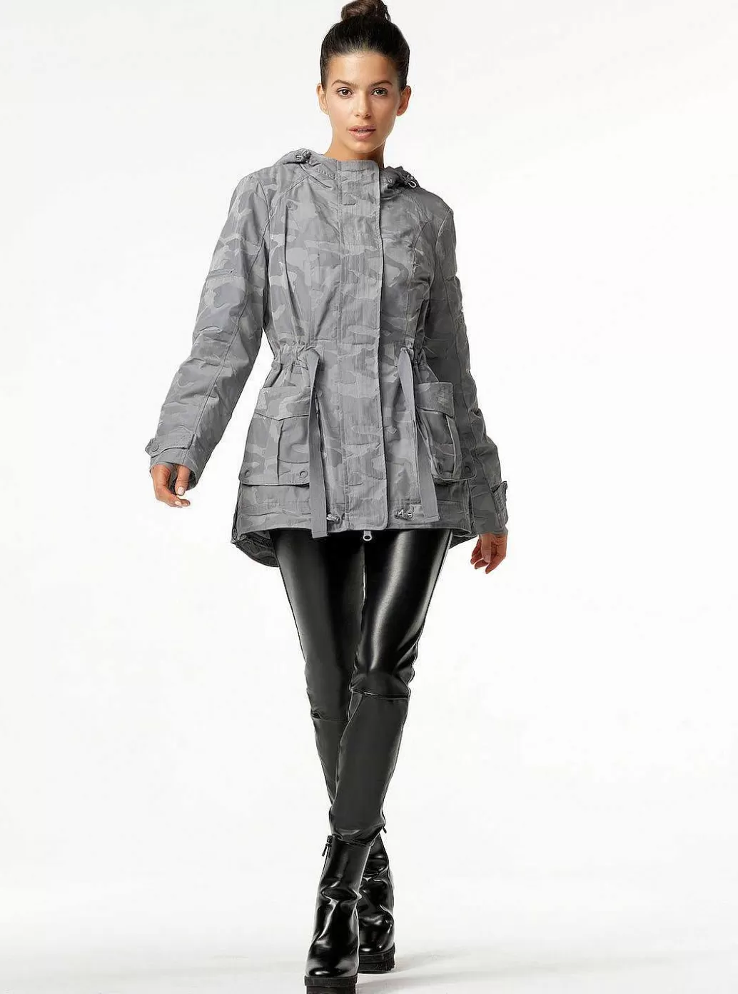 Shop Blanc Noir Camo Grenadier Jacket Sharkskin Camo