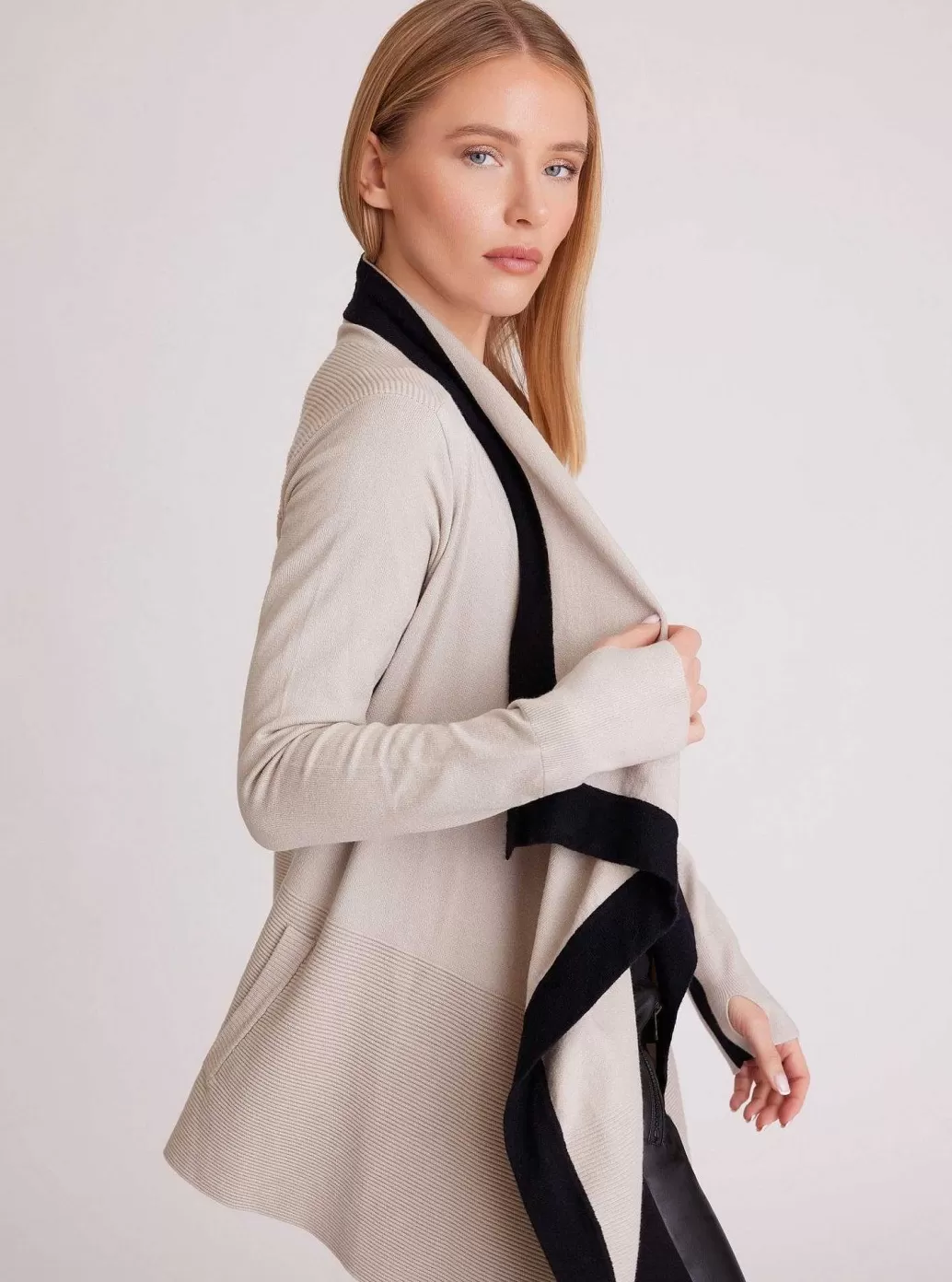 Outlet Blanc Noir Color Blocked Portola Cardigan