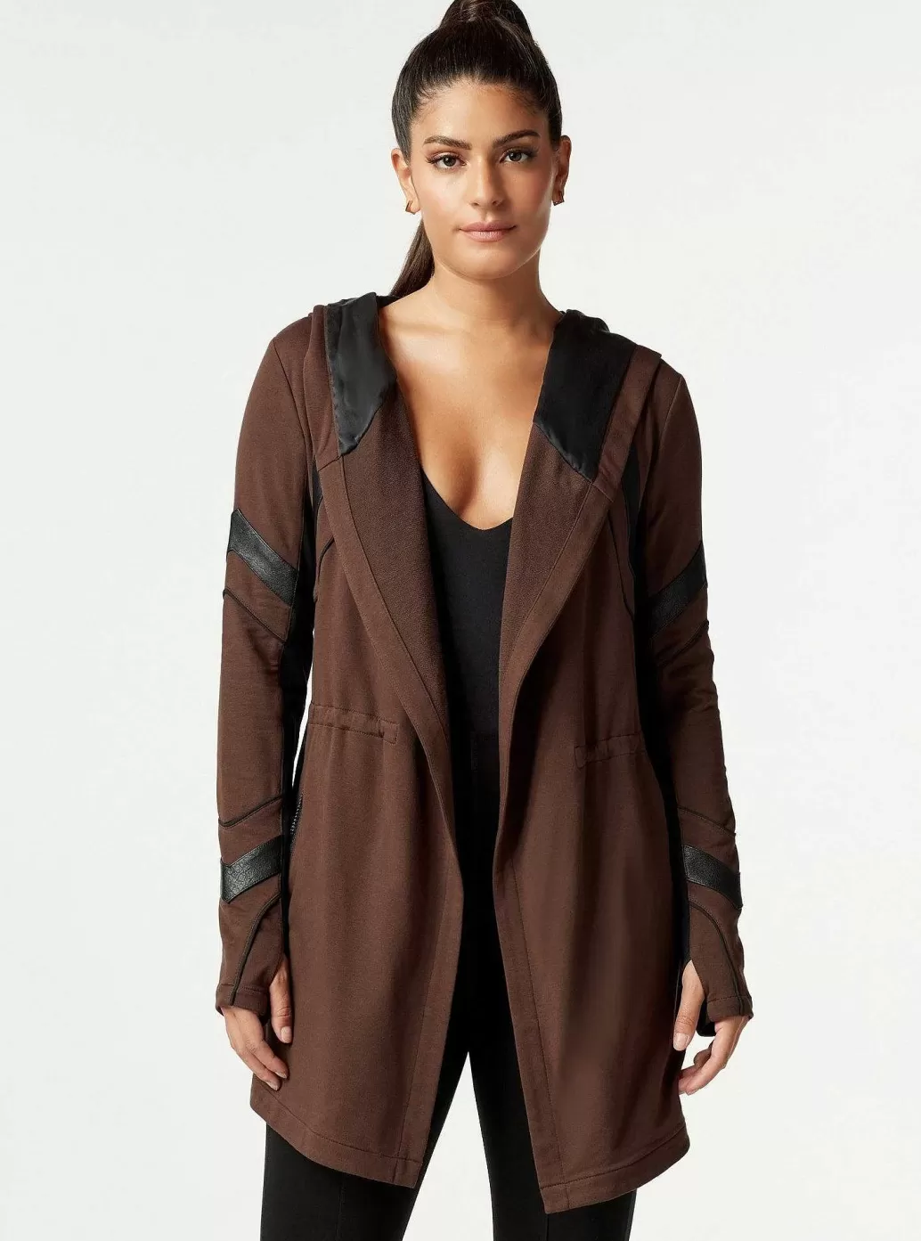 Clearance Blanc Noir Katia Traveler Jacket Java/Black